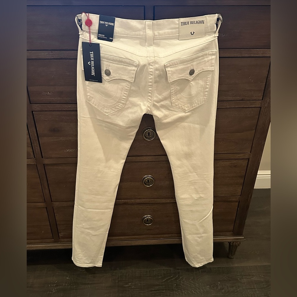 True Religion Skinny Jeans white